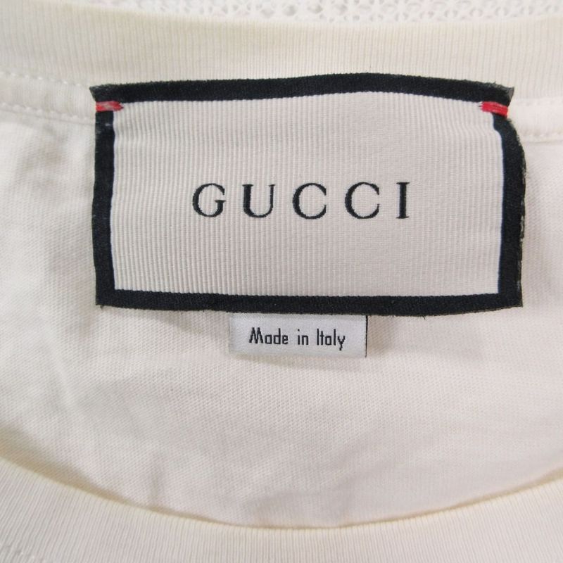 Gucci Bear T-Shirt Pullover Top Crew Neck Top Short Sleeve Sweater