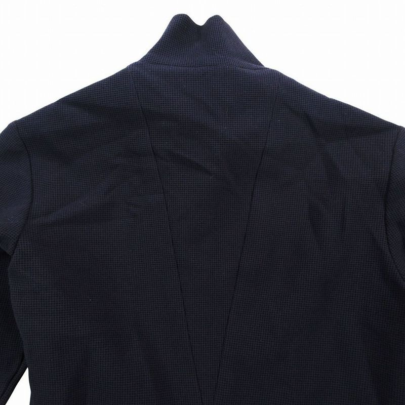 Chanel Vintage High Neck Stretch Dress Long Sleeve Black