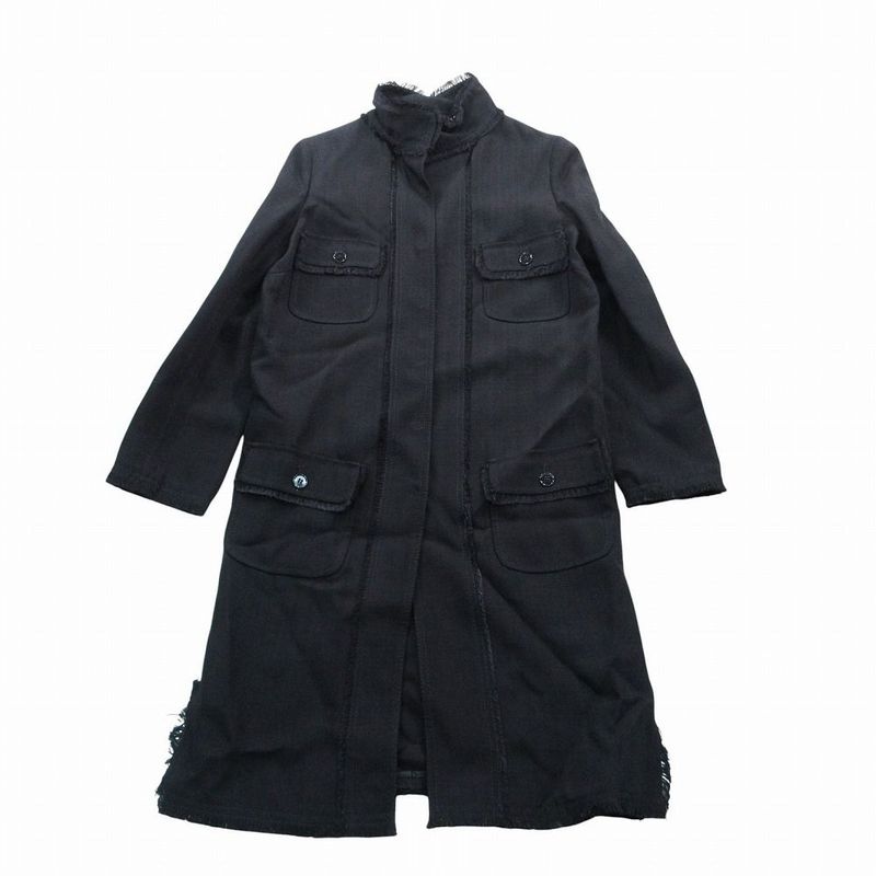 Dolce & Gabbana Rayon Stand Color Coat 36