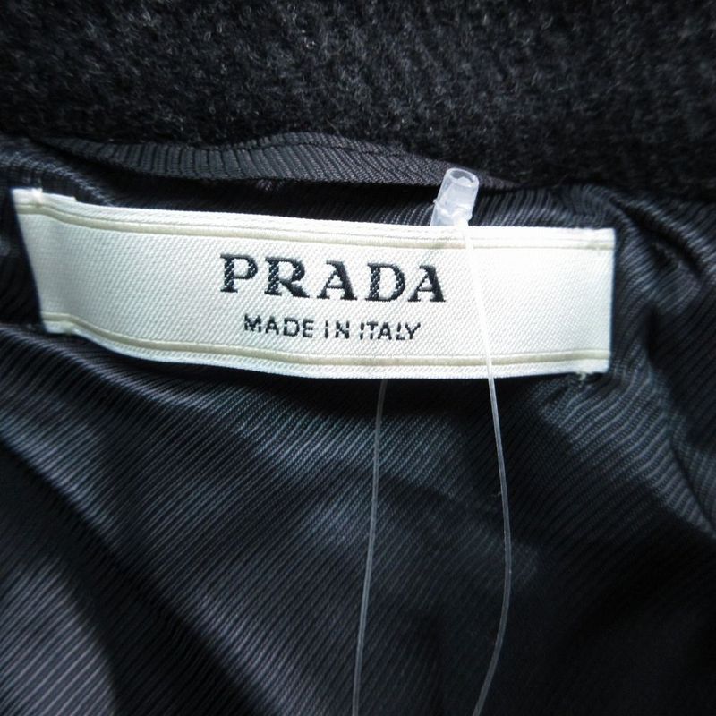 Prada Wool Cashmere Button Coat