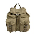 Prada Backpack Beige Leather