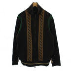 Fendi Zucca Pattern Jacket Black Beige