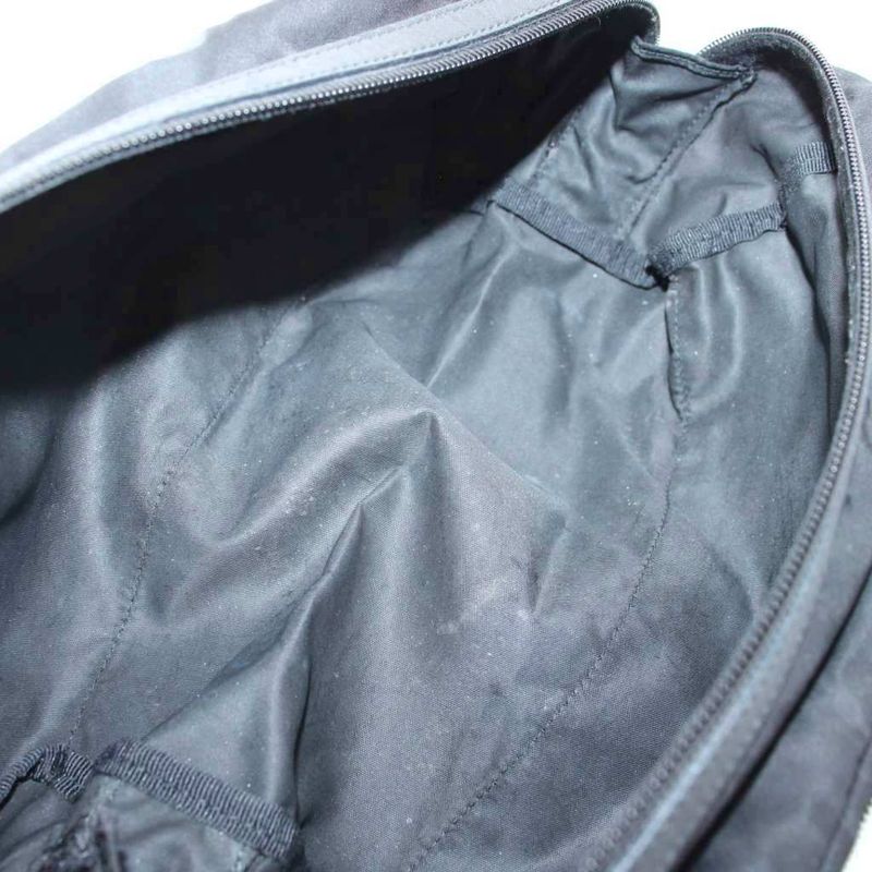 Prada Pouch Multi Triangle Logo Nylon Black KU