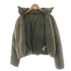 Fendi Skims Down Jacket Logo All Over Pattern S Khaki Agnr