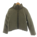 Fendi Skims Down Jacket Logo All Over Pattern S Khaki Agnr