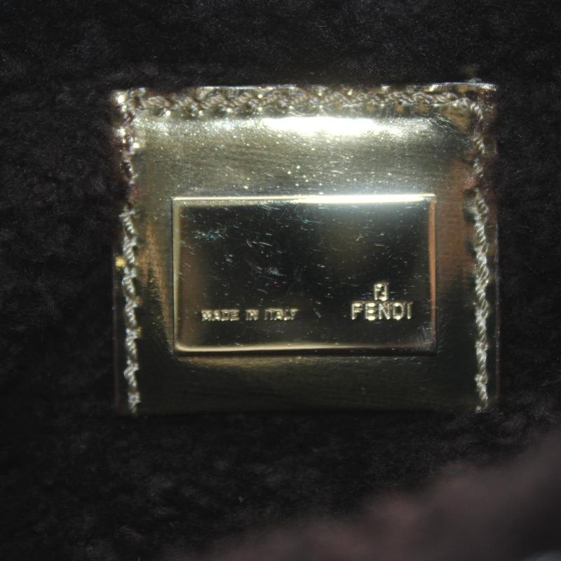 Fendi Shoulder Bag Mouton Gold