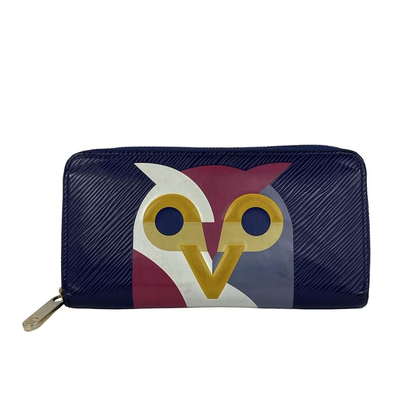 Louis Vuitton Wallet Epi Zippy Iris Leather