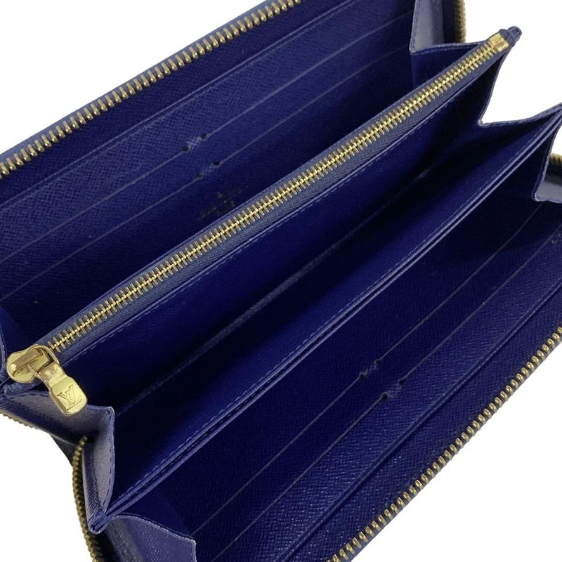 Louis Vuitton Wallet Epi Zippy Iris Leather