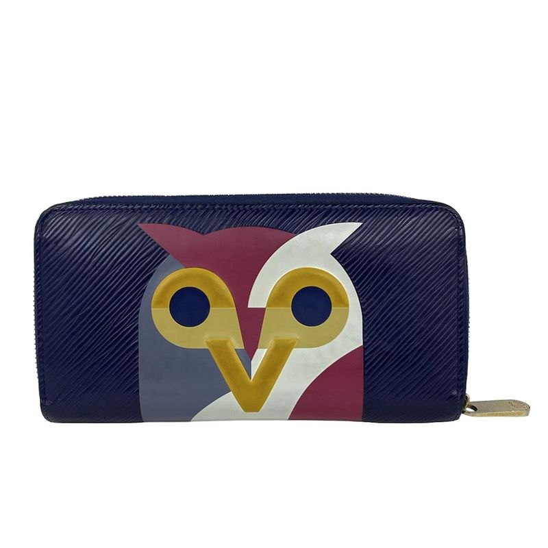 Louis Vuitton Wallet Epi Zippy Iris Leather
