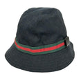 Gucci Hat M Dark Navy Green Red GG Pattern Sherry Cotton Dark