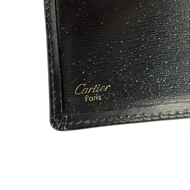 Cartier Diavolo Black Gold Stationery Writing Instrument Set Shoulder Bag