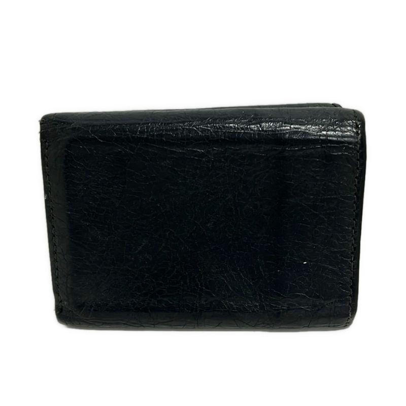 Balenciaga Bifold Wallet Black Leather