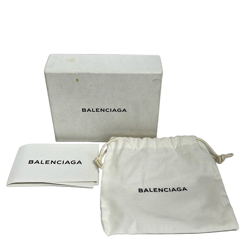 Balenciaga Bifold Wallet Black Leather