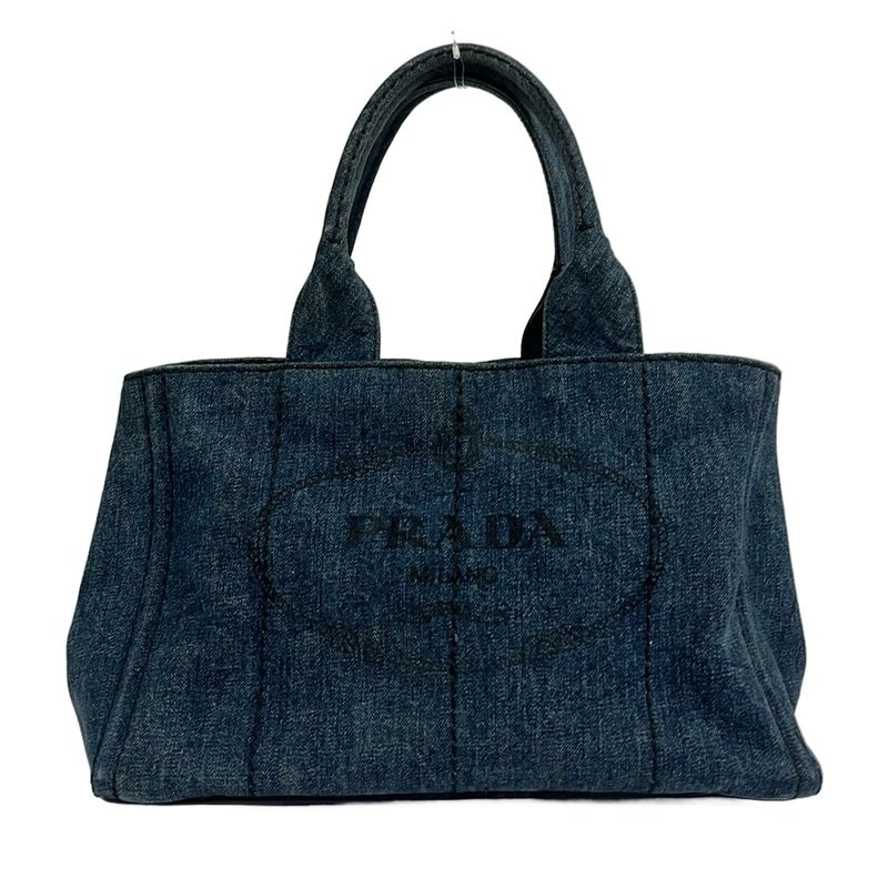 Prada Tote Canapa Blue