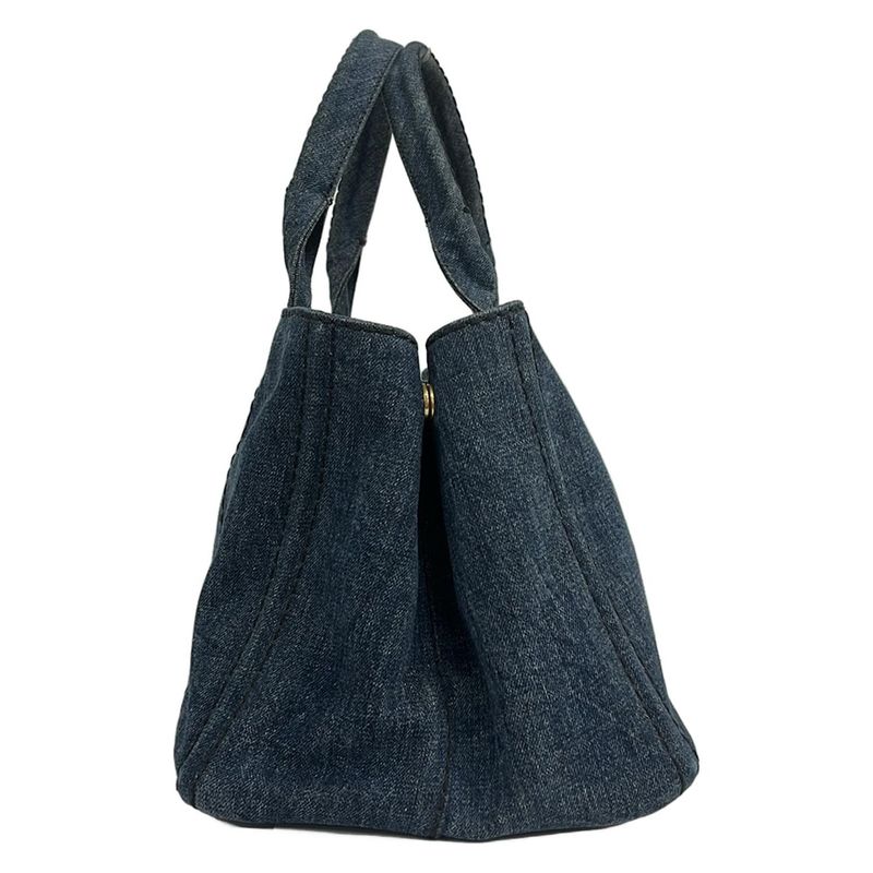 Prada Tote Canapa Blue