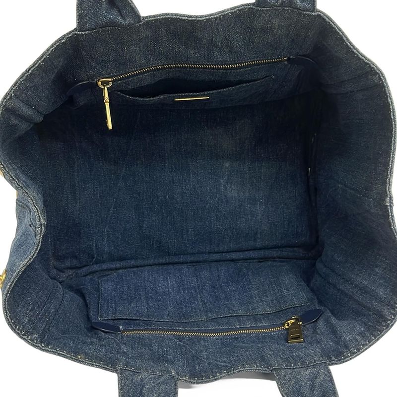 Prada Tote Canapa Blue