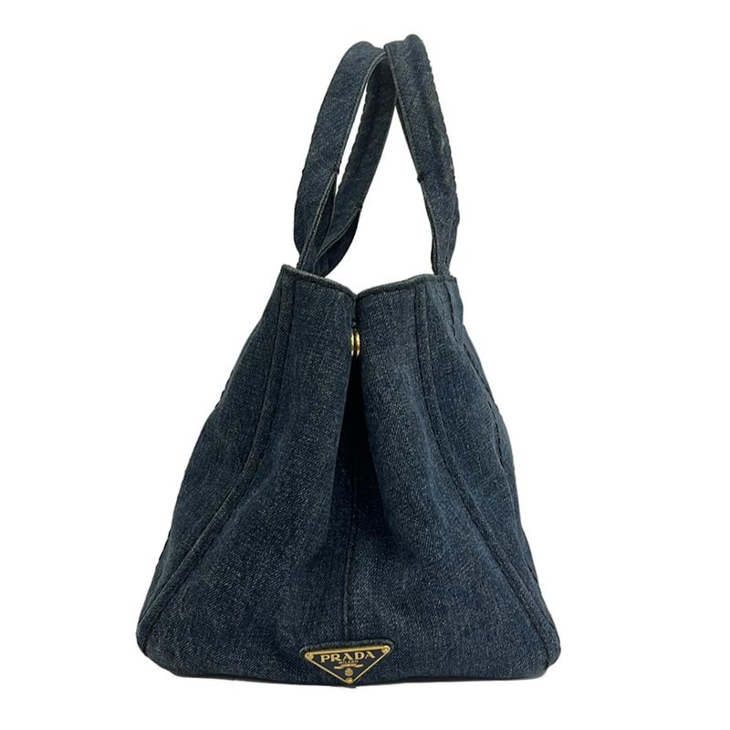Prada Tote Canapa Blue