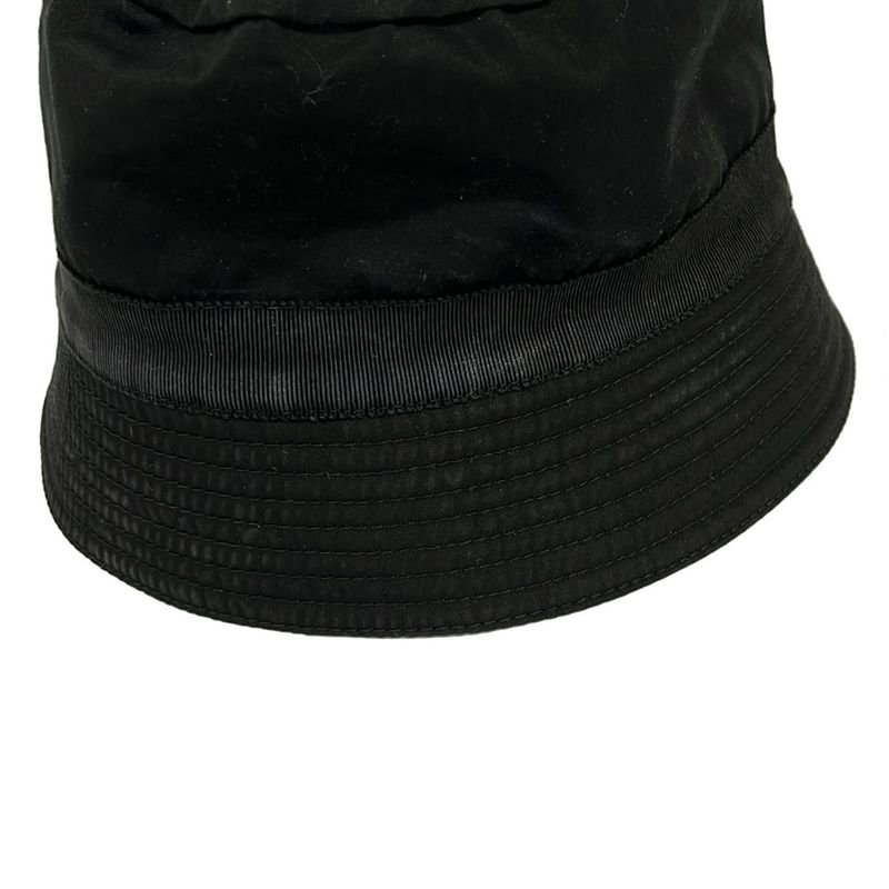 Prada Hat S Black Bucket Hat