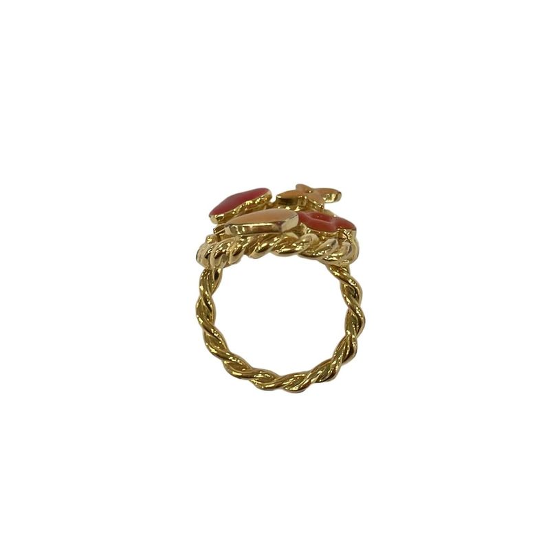 Louis Vuitton Sling Bag Sweet Monogram Gold Red Beige