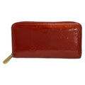Louis Vuitton Wallet Monogram Vernis Zippy Rouge Fauvist