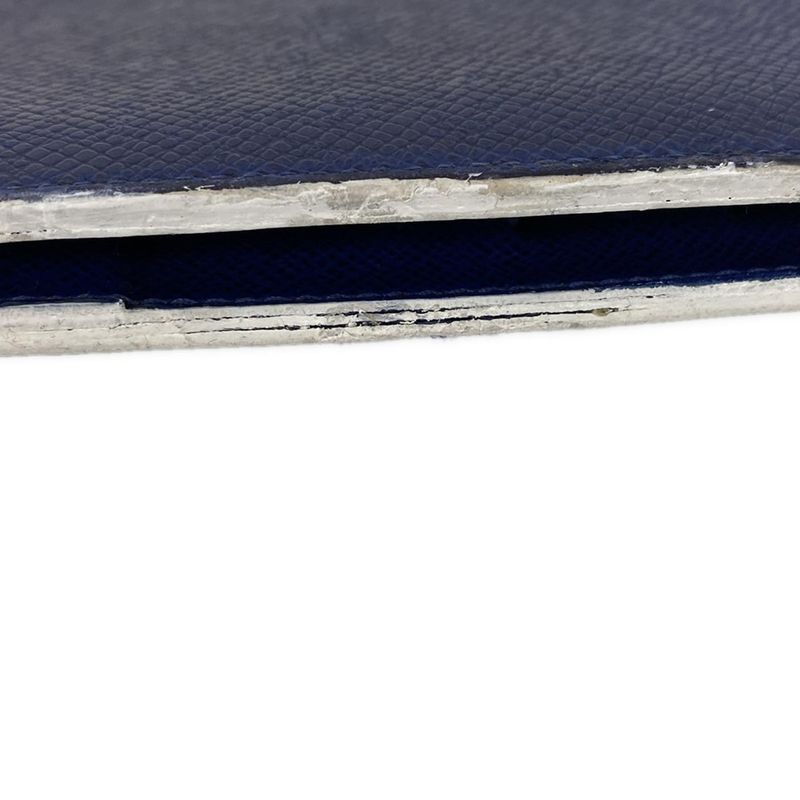 Louis Vuitton Wallet Taiga Portefeuille Brother NM Cobalt Leather