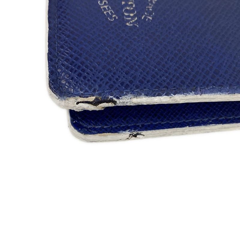 Louis Vuitton Wallet Taiga Portefeuille Brother NM Cobalt Leather
