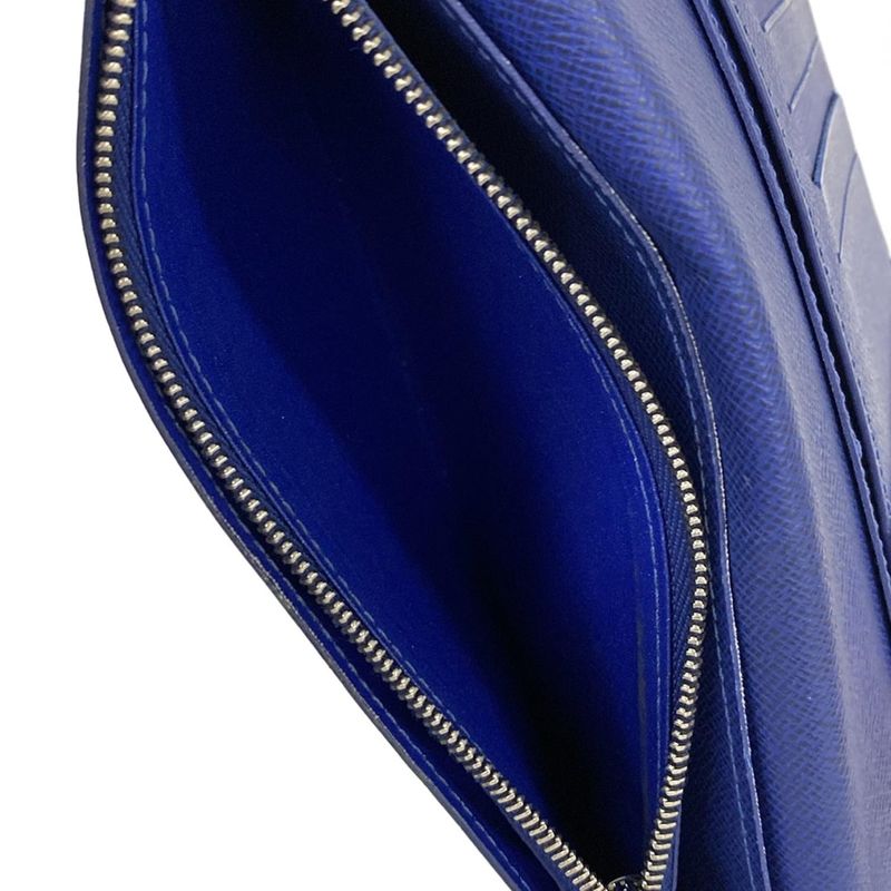 Louis Vuitton Wallet Taiga Portefeuille Brother NM Cobalt Leather