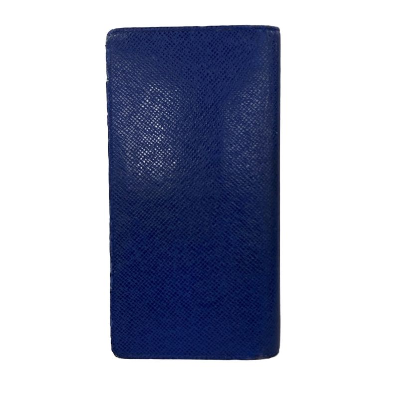 Louis Vuitton Wallet Taiga Portefeuille Brother NM Cobalt Leather