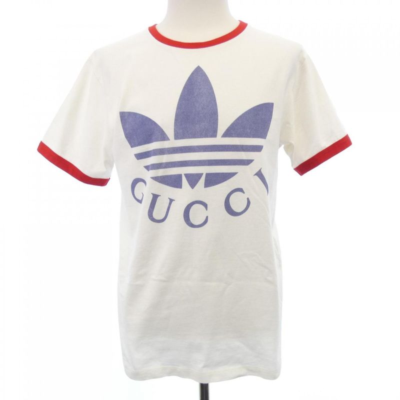 Gucci Adidas T-Shirt White XS