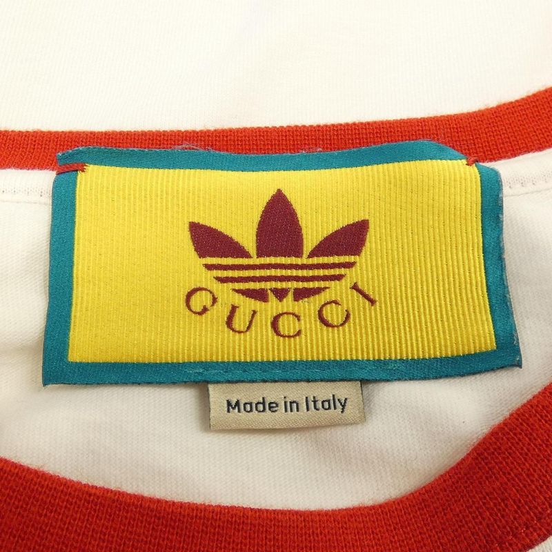 Gucci Adidas T-Shirt White XS
