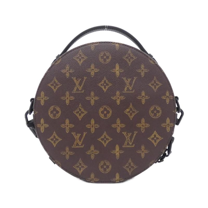 Louis Vuitton Monogram Wheel Box Shoulder Bag Marron Black