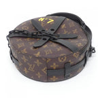 Louis Vuitton Monogram Wheel Box Shoulder Bag Marron Black