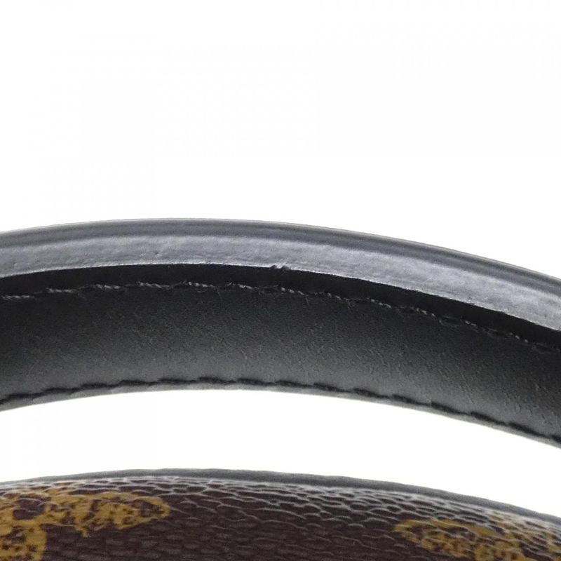 Louis Vuitton Monogram Wheel Box Shoulder Bag Marron Black
