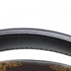 Louis Vuitton Monogram Wheel Box Shoulder Bag Marron Black