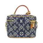 Louis Vuitton Vanity Bag Canvas Blue Bleu