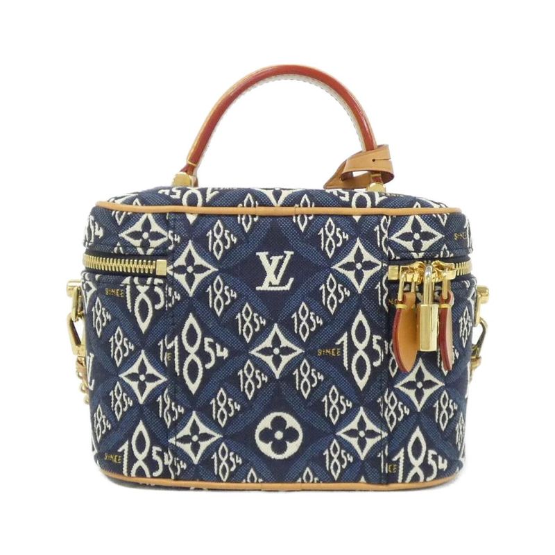 Louis Vuitton Vanity Bag Canvas Blue Bleu