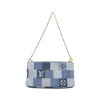 Louis Vuitton Denim Monogram Multi Pochette Shoulder Bag