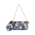 Louis Vuitton Denim Monogram Multi Pochette Shoulder Bag