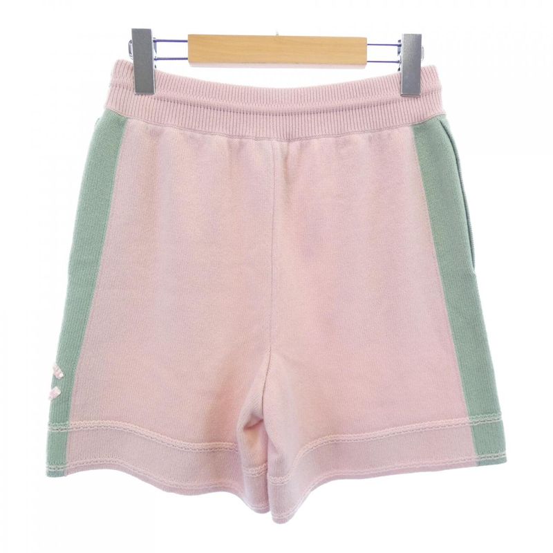 Chanel Shorts Cashmere Green Pink