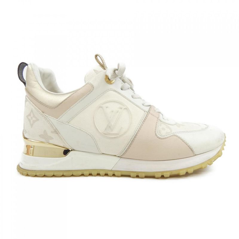 Louis Vuitton Run Away Sneaker White Beige