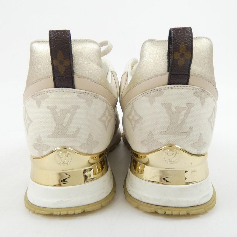 Louis Vuitton Run Away Sneaker White Beige
