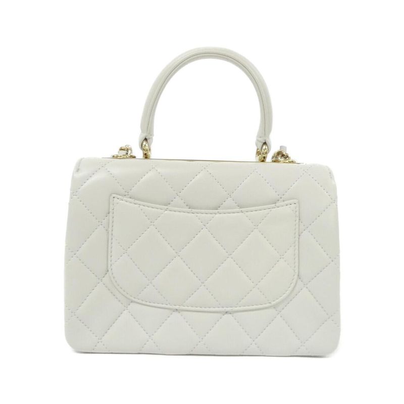 Chanel Bag Gold Light Gray