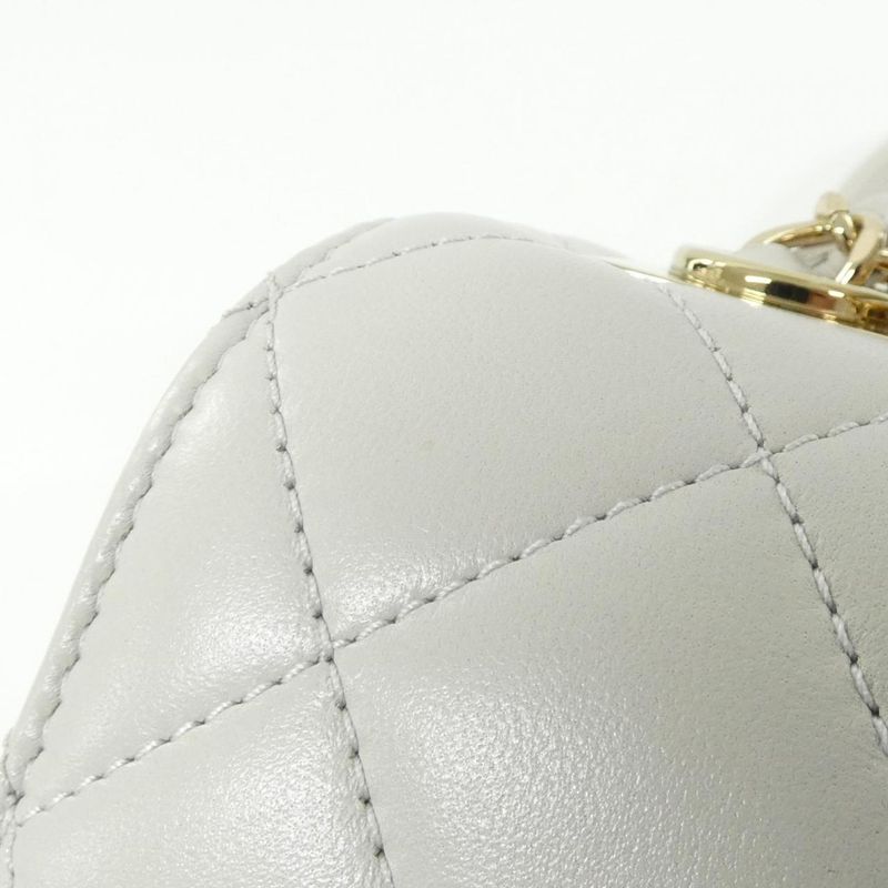 Chanel Bag Gold Light Gray
