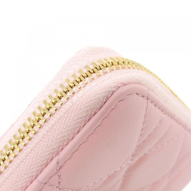 Dior Voyageur Coin Case Handbag Melocoton Pink