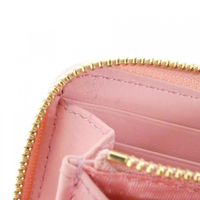 Dior Voyageur Coin Case Handbag Melocoton Pink