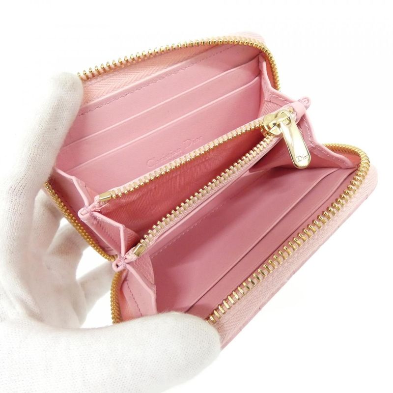 Dior Voyageur Coin Case Handbag Melocoton Pink