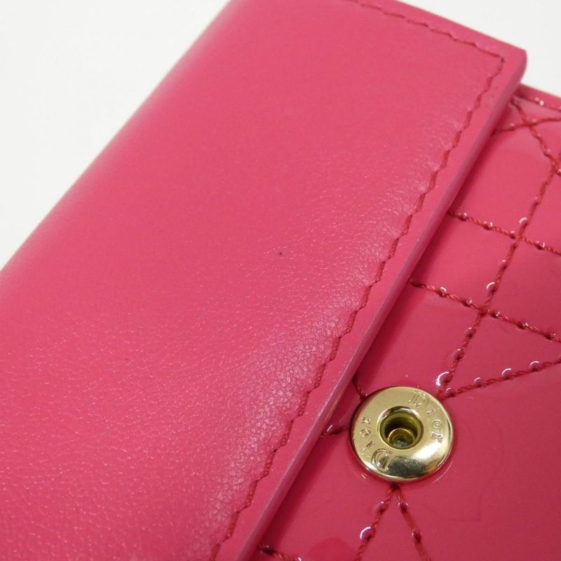 Dior Lotus Wallet Handbag Passion Pink