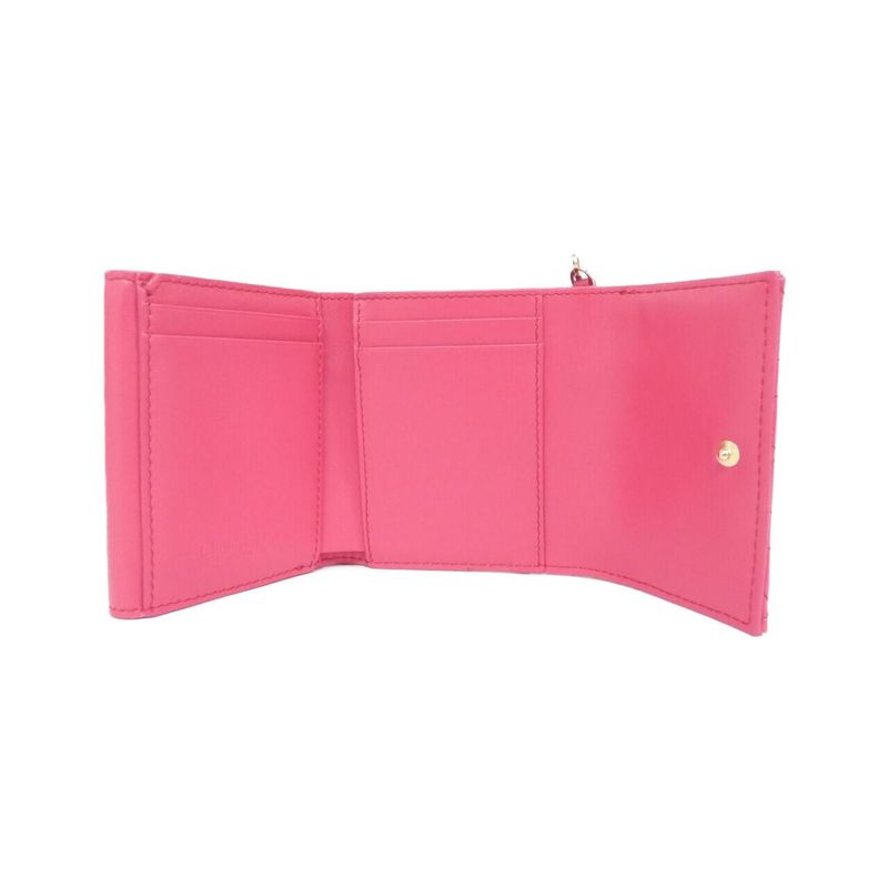 Dior Lotus Wallet Handbag Passion Pink