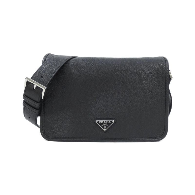 Prada Shoulder Bag Silver Nero