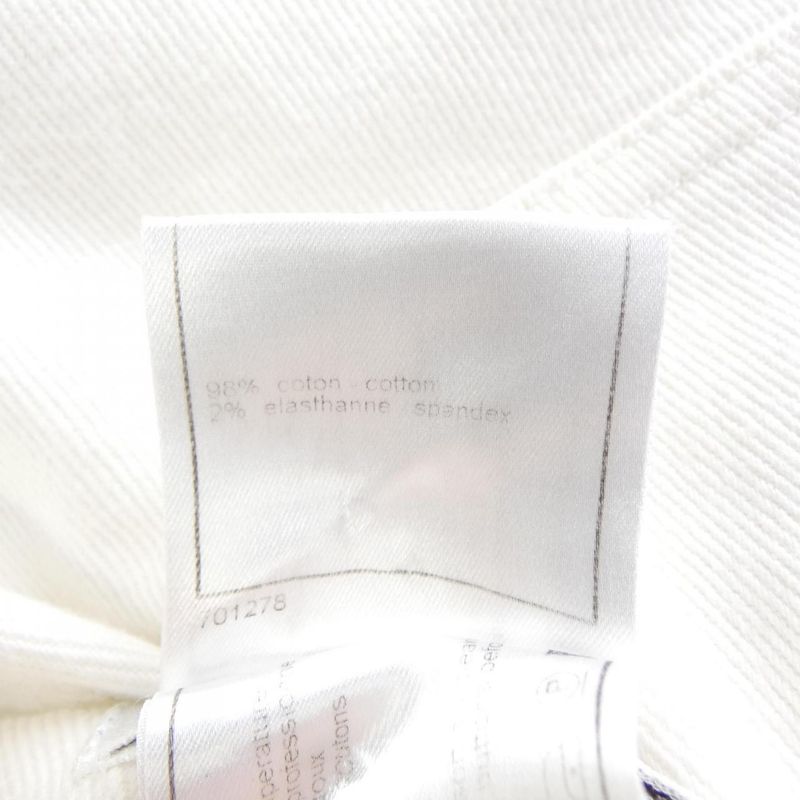 Chanel Vintage 04C Pants White Translucency